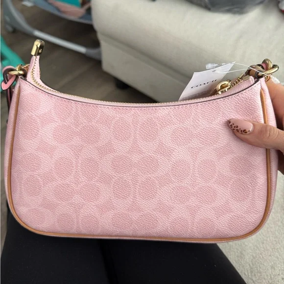 Coach Powder Pink Teri Bag - Picture 6 of 8